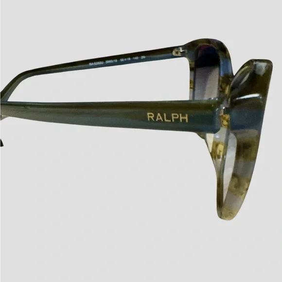 Ralph Lauren Blue and Brown Gradient Cat Eye Sunglasses Excellent Condition - Picture 7 of 8